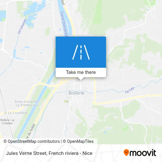 Rue Jules Verne map