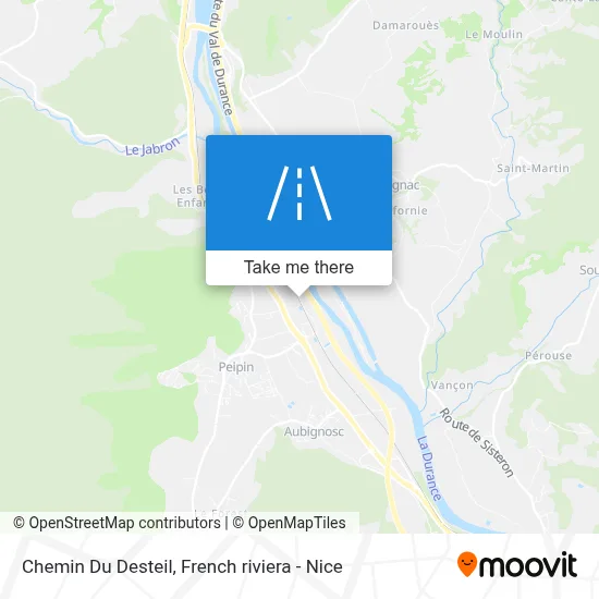 Chemin Du Desteil map