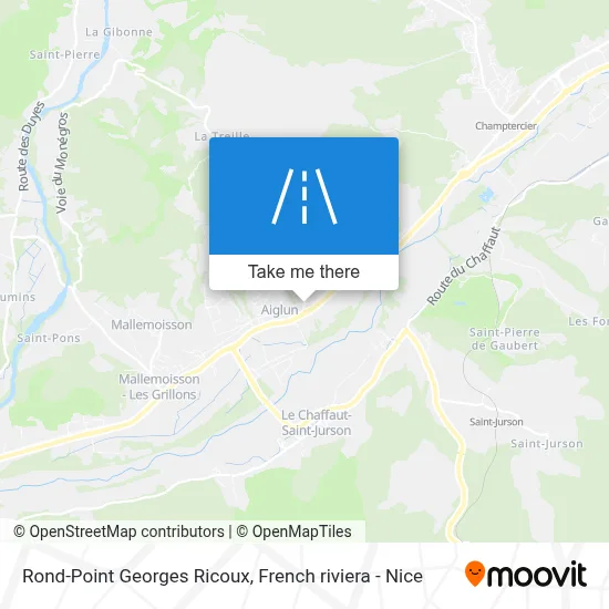Rond-Point Georges Ricoux map