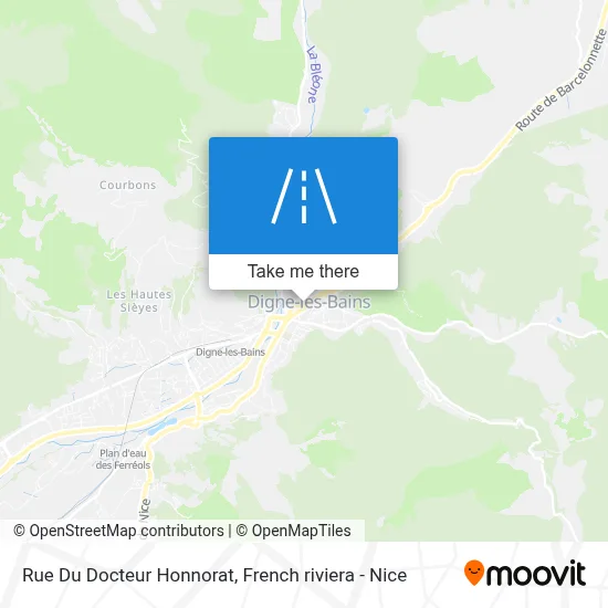 Rue Du Docteur Honnorat map