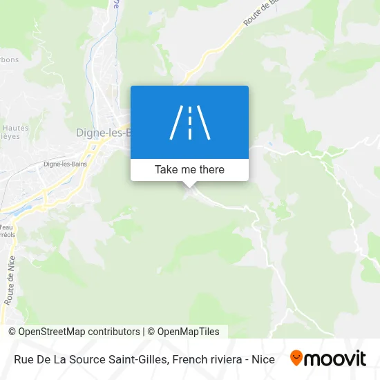 Rue De La Source Saint-Gilles map