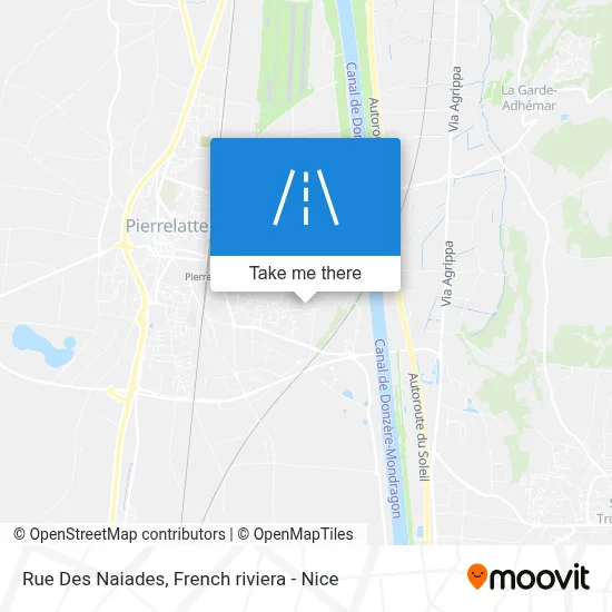 Rue Des Naiades map