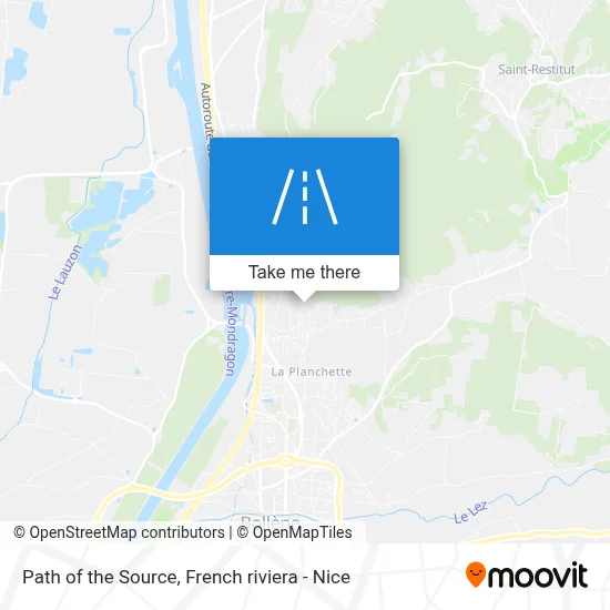 Chemin De La Source map
