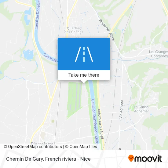 Chemin De Gary map