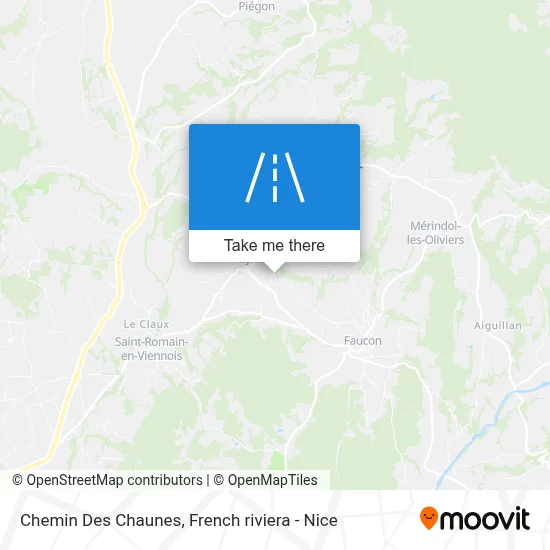 Chemin Des Chaunes map