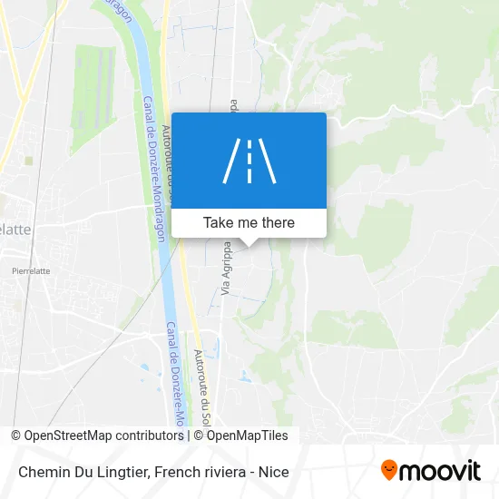 Chemin Du Lingtier map