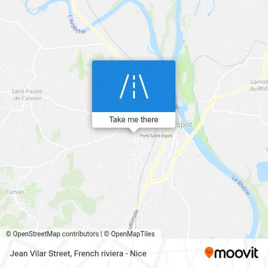 Rue Jean Vilar map