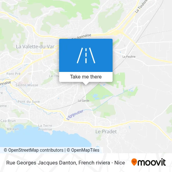 Rue Georges Jacques Danton map