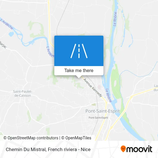 Chemin Du Mistral map