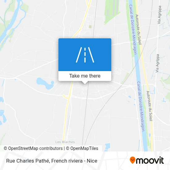 Mapa Rue Charles Pathé