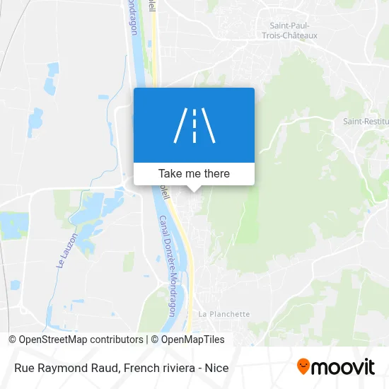 Rue Raymond Raud map