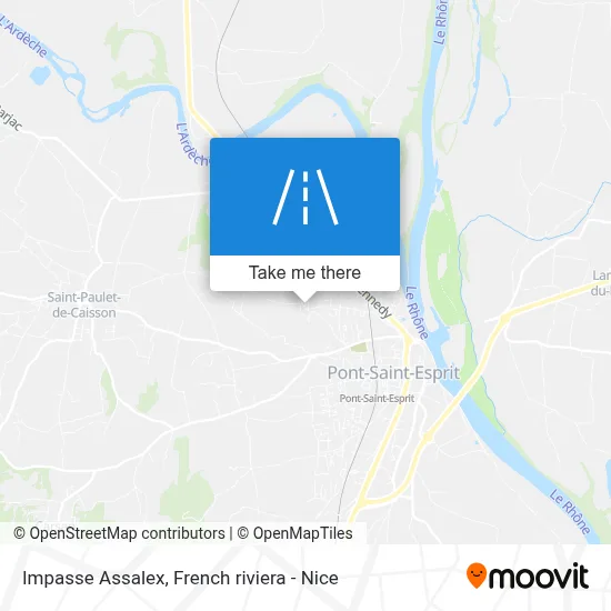 Impasse Assalex map