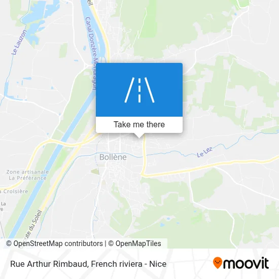 Mapa Rue Arthur Rimbaud