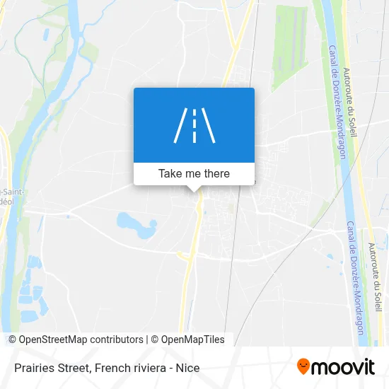 Rue Des Prairies map
