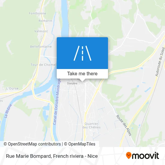 Mapa Rue Marie Bompard
