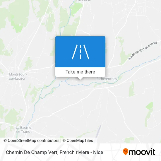 Chemin De Champ Vert map