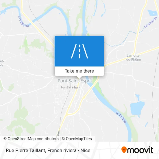 Mapa Rue Pierre Taillant