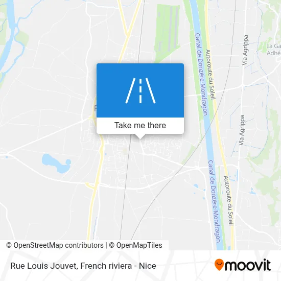 Rue Louis Jouvet map