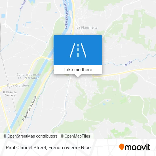 Mapa Rue Paul Claudel