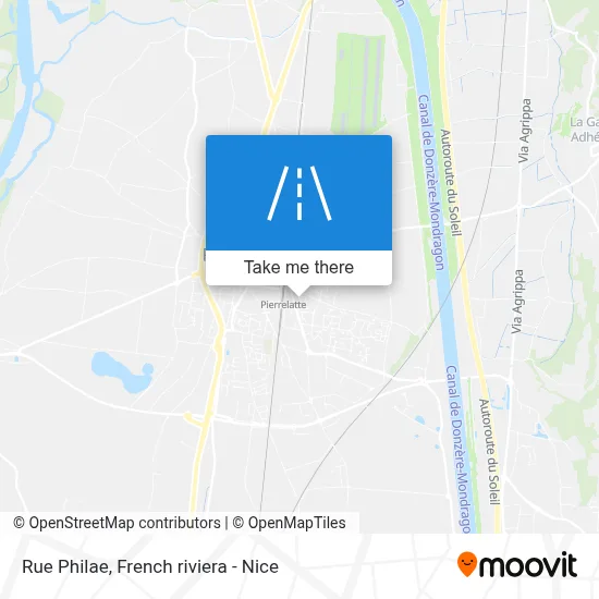 Mapa Rue Philae