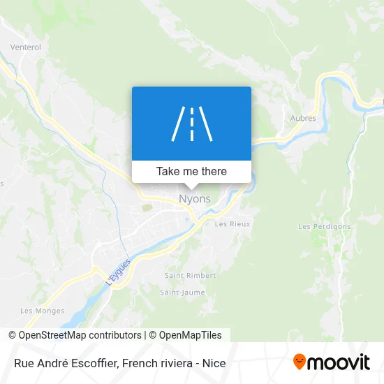 Rue André Escoffier map