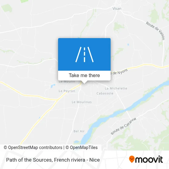 Chemin Des Sources map