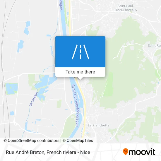 Rue André Breton map