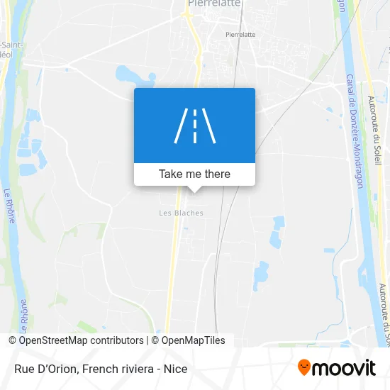 Rue D’Orion map
