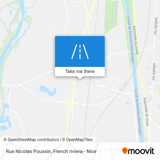 Mapa Rue Nicolas Poussin
