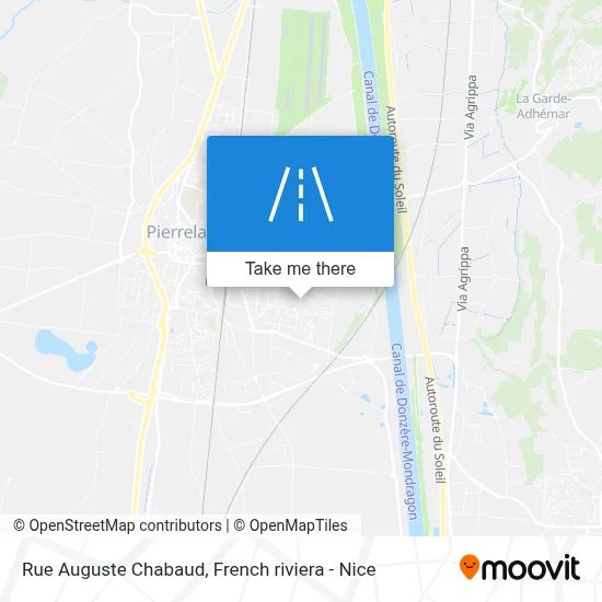 Mapa Rue Auguste Chabaud