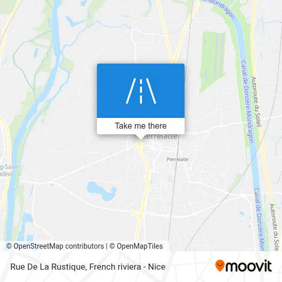 Mapa Rue De La Rustique