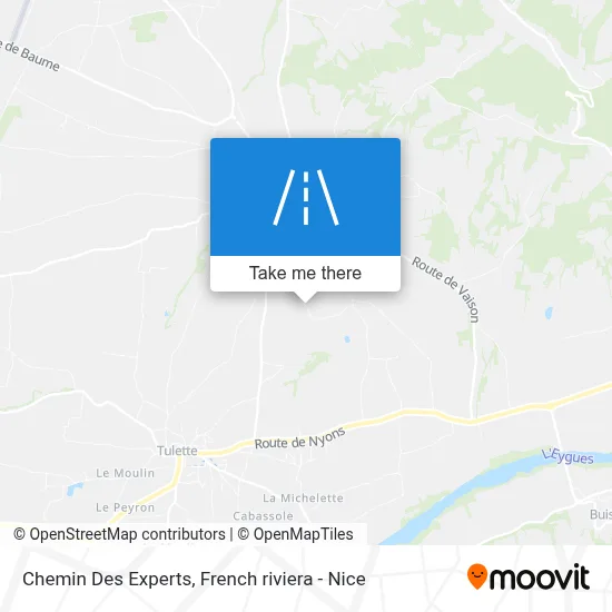 Chemin Des Experts map