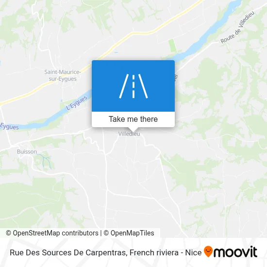 Rue Des Sources De Carpentras map