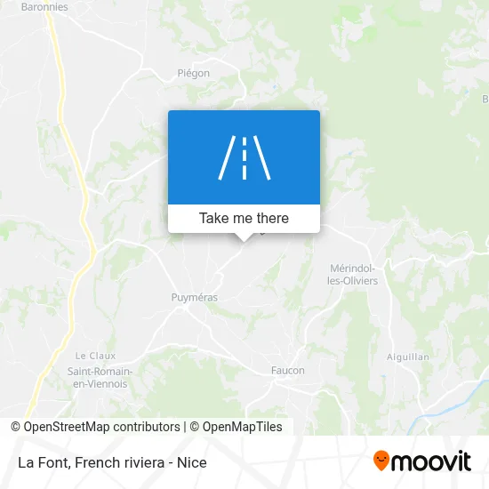 La Font map