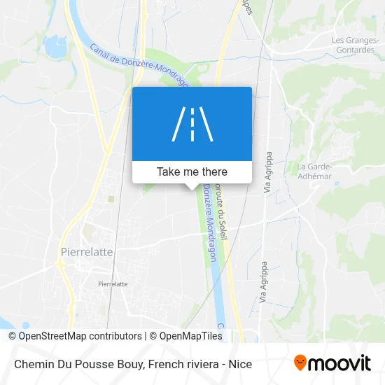 Chemin Du Pousse Bouy map