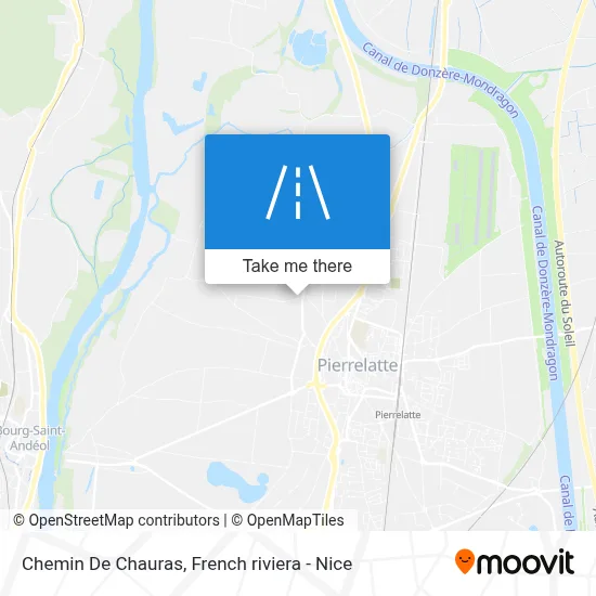 Mapa Chemin De Chauras
