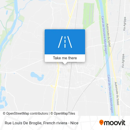 Rue Louis De Broglie map