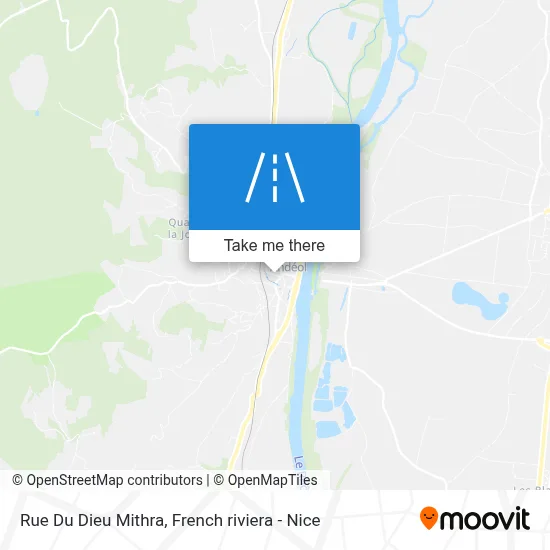 Mapa Rue Du Dieu Mithra