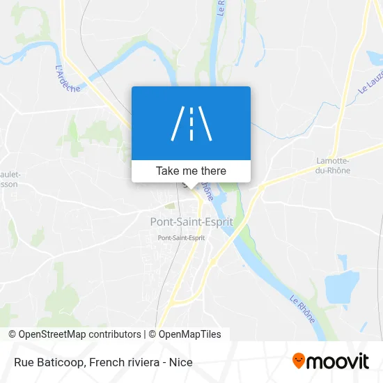 Mapa Rue Baticoop