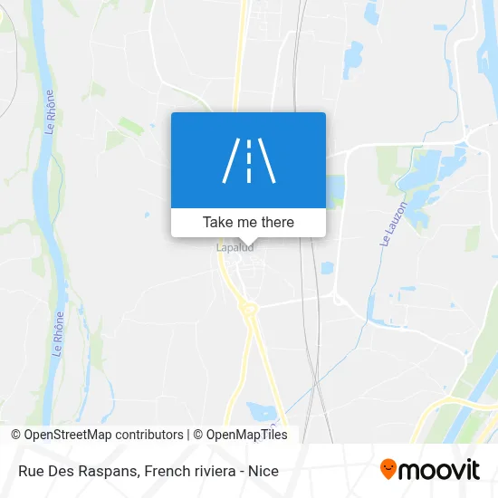 Rue Des Raspans map