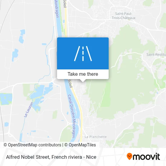 Rue Alfred Nobel map