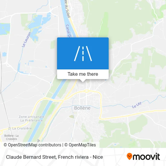 Rue Claude Bernard map