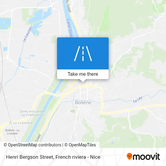 Mapa Rue Henri Bergson