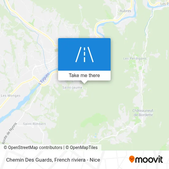 Chemin Des Guards map