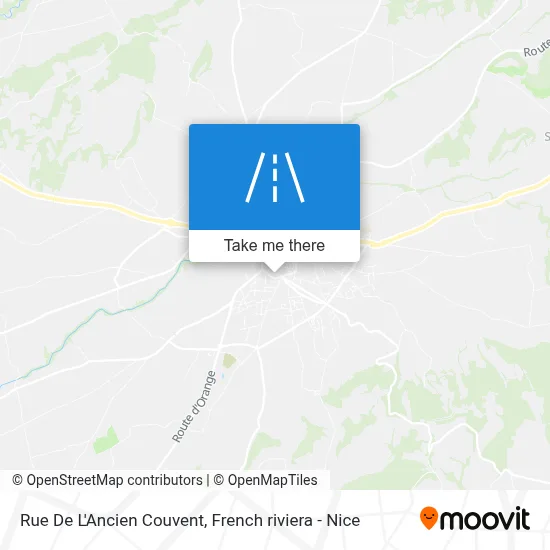 Rue De L'Ancien Couvent map