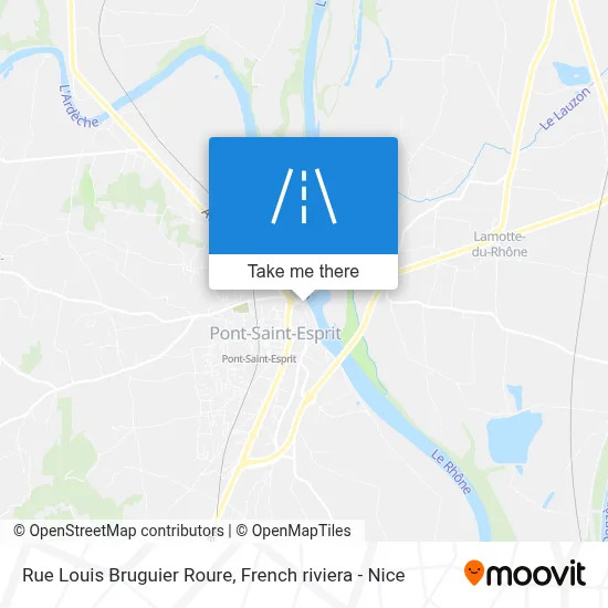Rue Louis Bruguier Roure map