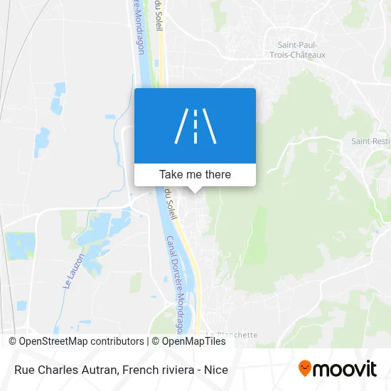 Rue Charles Autran map