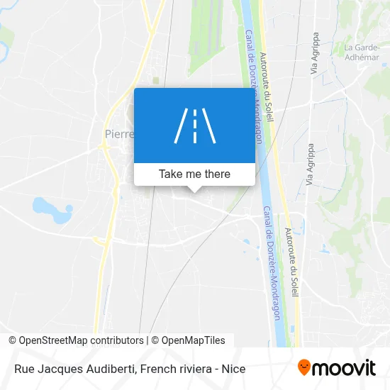 Mapa Rue Jacques Audiberti