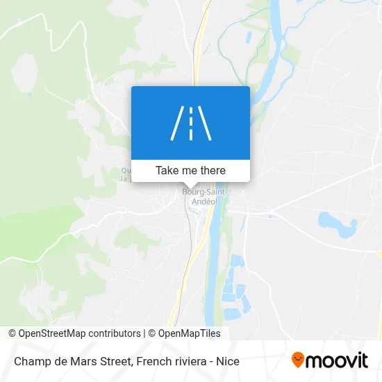 Mapa Rue Du Champ De Mars