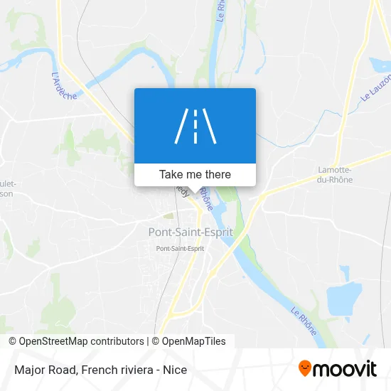 Chemin Du Major map